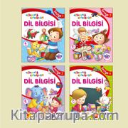 Dil Bilgisi 1-2-3-4 (Eğlenerek Öğreniyorum) (Set-4 Kitap)