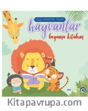 Hayvanlar - Boyama Kitabı / Çizgi Çalışması İlaveli