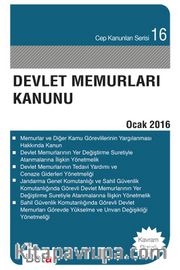 Devlet Memurları Kanunu / Cep Kanunları 16