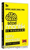2021 KPSS ALES DGS YKS Sözel Mantık ve Muhakeme Tamamı Çözümlü Soru Bankası