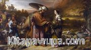 Rebekah and Eliezer at the Well / Gerbrand van den Eeckhout  10000 Parça Ahşap Puzzle (10M-110-KR