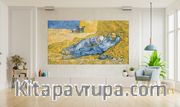 Resting after Work / Vincent van Gogh - Ahşap Puzzle Poster 496 Parça (PPD-112-KR)