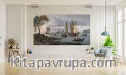 A River View / Abraham Storck - Ahşap Puzzle Poster 496 Parça (PPD-107-KR)