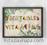 Full Frame Duvar Sanatları - Vegetables Vitamins (FF-DS092)