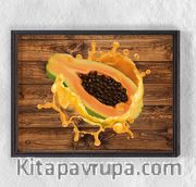 Full Frame Duvar Sanatları - Papaya (FF-DS107)