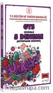 GYS T.C. Kültür ve Turizm Bakanlığı Kütüphane Müdürü İçin Çözümlü 5 Deneme