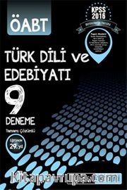 2016 KPSS ÖABT Türk Dili ve Edebiyatı Tamamı Çözümlü 9 Deneme 