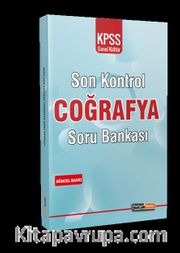 2021 KPSS Genel Kültür Coğrafya Son Kontrol Soru Bankası