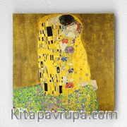 Full Frame pratiCanvas Tablo - Gustav Klimt - The Kiss	(FF-PCŞ337)
