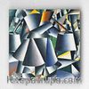 Full Frame pratiCanvas Tablo - Kazimir Malevich - Woman with Pails Dynamic Arrangement (FF-PCŞ275)