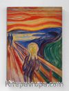 Full Frame pratiCanvas Tablo - Edvard Munch The Scream(FF-PCŞ222)
