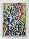 Full Frame pratiCanvas Tablo - Fernand Léger - Exit the Ballets Russes (FF-PCŞ227)
