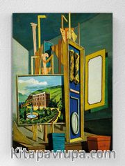 Full Frame pratiCanvas Tablo - Giorgio de Chirico - Great Metaphysical Interior (FF-PCŞ235)