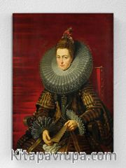 Full Frame pratiCanvas Tablo - Peter Paul Rubens - Portrait of the Infanta Isabella (FF-PCŞ305)