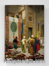 Full Frame pratiCanvas Tablo - Jean Léon Gérôme - The Carpet Merchant	(FF-PCŞ336)
