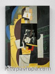 Full Frame pratiCanvas Tablo - Pablo Picasso - Card Player	(FF-PCŞ287)