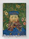 Full Frame pratiCanvas Tablo - Vincent Van Gogh - Portrait of the Postman Joseph Roulin (FF-PCŞ175)
