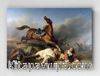 Full Frame pratiCanvas Tablo - Charles-Philogène Tschaggeny - An Episode on the Field of Battle (FF-PCŞ196)
