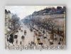 Full Frame pratiCanvas Tablo - Camille Pissarro - The Boulevard Montmartre on a Winter Morning (FF-PCŞ191)