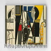 Full Frame pratiCanvas Tablo - Pablo Picasso - ressam ve model Painter and Model Paris 1928 (FF-PCŞ293)