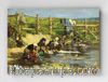 Full Frame pratiCanvas Tablo - Eugène Boudin - Laundresses by a Stream	(FF-PCŞ249)