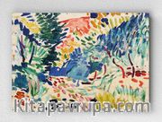 Full Frame pratiCanvas Tablo - Henri Matisse - Landscape at Collioure (FF-PCŞ246)