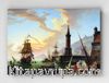 Full Frame pratiCanvas Tablo - Claude-Joseph Vernet - A Seaport	(FF-PCŞ207)