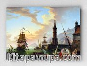 Full Frame pratiCanvas Tablo - Claude-Joseph Vernet - A Seaport	(FF-PCŞ207)