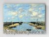 Full Frame pratiCanvas Tablo - Eugène Boudin - The Entrance to Trouville Harbour (FF-PCŞ224)
