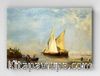 Full Frame pratiCanvas Tablo - Eugène Fromentin - The Banks of the Nile (FF-PCŞ225)