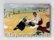 Full Frame pratiCanvas Tablo - Hilaire-Germain-Edgar Degas - Beach Scene (FF-PCŞ250)
