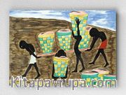 Full Frame pratiCanvas Tablo - Jacob Lawrence Child Labor And A Lack Of Education Was One Of The Other Reasons For People Wishing To Leave Their Homes (FF-PCŞ255)