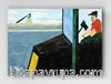 Full Frame pratiCanvas Tablo - Jacob Lawrence The World War Had Caused A Great Shortage İn Orthern industry And Also Citizens Of Foreign Countries Were Returning Home (FF-PCŞ260)