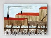 Full Frame pratiCanvas Tablo - Jacob Lawrence They arrived in Great Numbers İnto Chicago, The Gateway Of The West (FF-PCŞ262)