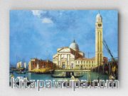 Full Frame pratiCanvas Tablo - Studio of Canaletto - Venice S Pietro in Castello (FF-PCŞ320)