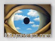Full Frame pratiCanvas Tablo - René Magritte - The False Mirror (FF-PCŞ314)