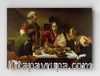 Full Frame pratiCanvas Tablo - Michelangelo Merisi da Caravaggio - The Supper at Emmaus (FF-PCŞ281)