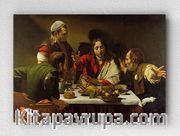 Full Frame pratiCanvas Tablo - Michelangelo Merisi da Caravaggio - The Supper at Emmaus (FF-PCŞ281)