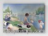Full Frame pratiCanvas Tablo - Georges Seurat - Bathers at Asnières (FF-PCŞ271)