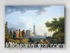 Full Frame pratiCanvas Tablo - Claude-Joseph Vernet - A Sea-Shore (FF-PCŞ208)