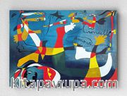 Full Frame pratiCanvas Tablo - Joan Miró - Hirondelle Amour (FF-PCŞ268)