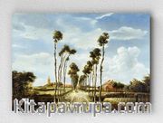 Full Frame pratiCanvas Tablo - Meindert Hobbema - The Avenue at Middelharnis (FF-PCŞ279)