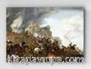 Full Frame pratiCanvas Tablo - Philips Wouwermans - Cavalry making a Sortie from a Fort on a Hill (FF-PCŞ309)
