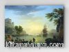 Full Frame pratiCanvas Tablo - Claude-Joseph Vernet - Sunset (FF-PCŞ206)