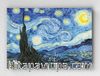Full Frame pratiCanvas Tablo - Vincent van Gogh - Starry Night, 1889	(FF-PCŞ330)