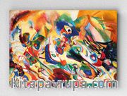 Full Frame pratiCanvas Tablo - Wassily Kandinsky - Sketch 2 for composition VII (FF-PCŞ324)