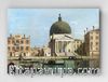 Full Frame pratiCanvas Tablo - Studio of Canaletto - Venice  S Simeone Piccolo	(FF-PCŞ318)