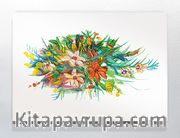 Full Frame Duvar Sanatları - CanvasWall DD - Yağlı Boya Miks Çiçekler (FF-W143)