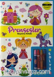 Minik Ressamlar Prensesler Boyama Kitabı