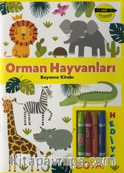 Minik Ressamlar Orman Hayvanları Boyama Kitabı